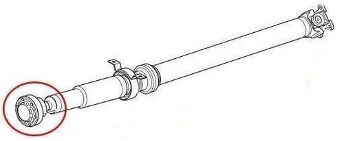 Fits - BMW 3/5/7/Z Series Prop-shaft CV Joint 25 Splines OE 26111229522 - Picture 3 of 4