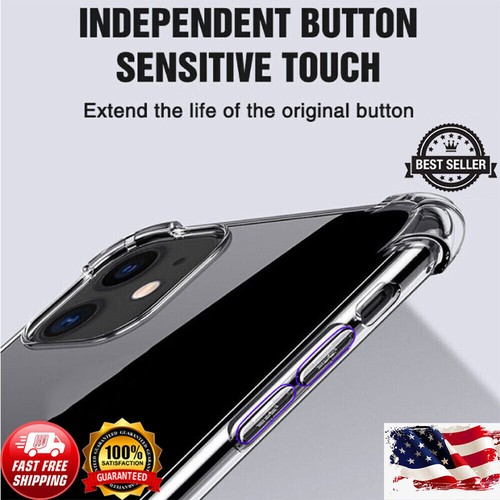 Für iPhone 14 13 12 11 Plus Stoßfest Robust Case Hülle Verdickte & Erhöhte Ecke - Bild 4 von 10