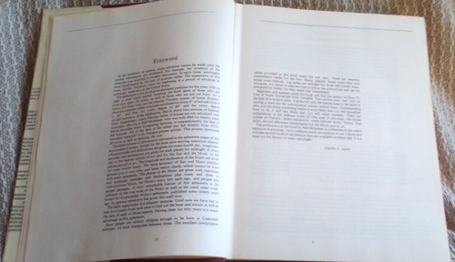 TV 1 X BOOK AMERICAN EPHEMERIS 1931 TO 1980 719 PAGES BOOK OF TABLES EX LIBRIS - Picture 4 of 5