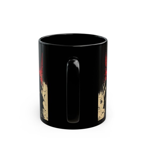 Cowboy Silhouette Black Mug – Perfect Gift for Riders, Western Decor, Coffee - Picture 5 of 15