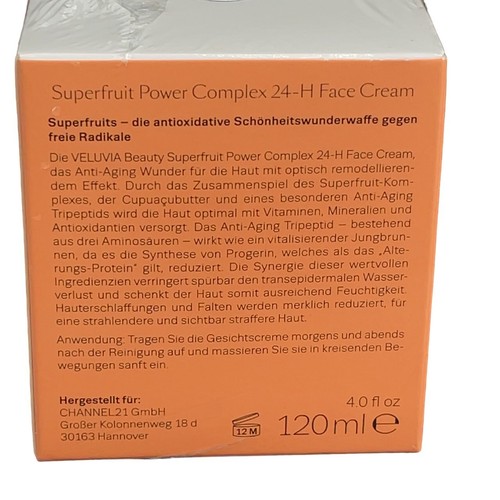SCHMUCKJAGD " SUPERFRUIT POWER COMPLEX " 24 H-GESICHTSCREME ANTI AGING 120 ML - Bild 2 von 3