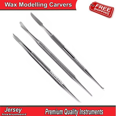 Dental Zahle Wax Modelling Carvers Beale Lecron Mixing Laboratory Instruments