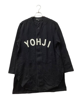 Y-3⭐︎Yohji Yamamoto⭐︎ベースボールシャツ⭐︎サイズS Yohji Yamamoto Y-3 Baseball shirt Men's Shirt Size S Black