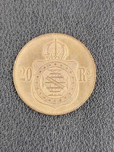 Brazil - 20 Reis - 1869 - Bronze - KM# 474 - Picture 2 of 2