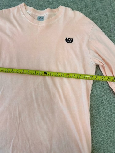 YEEZY CALABASAS LONG SLEEVE SHIRT - Sz L - Neon Orange MADE IN USA Kanye - Picture 8 of 10