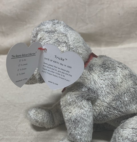 Ty Beanie Babies Sniffer, Tricks, Rufus The Dog Puppies 2000 Plush - Picture 10 of 10