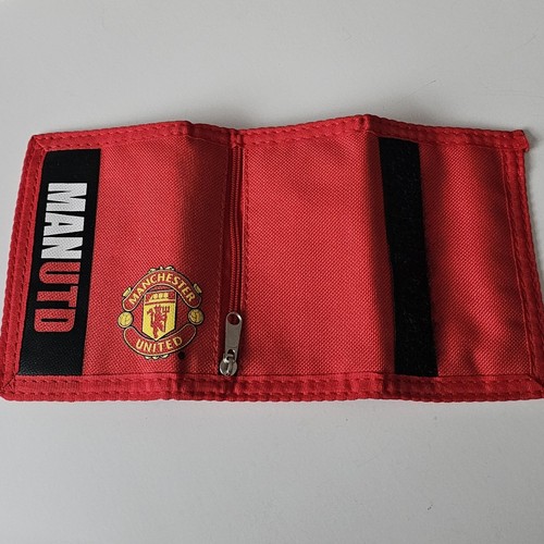 Manchester United FC Hook Loop Wallet Soccer Football Premier League England Man - Picture 3 of 6