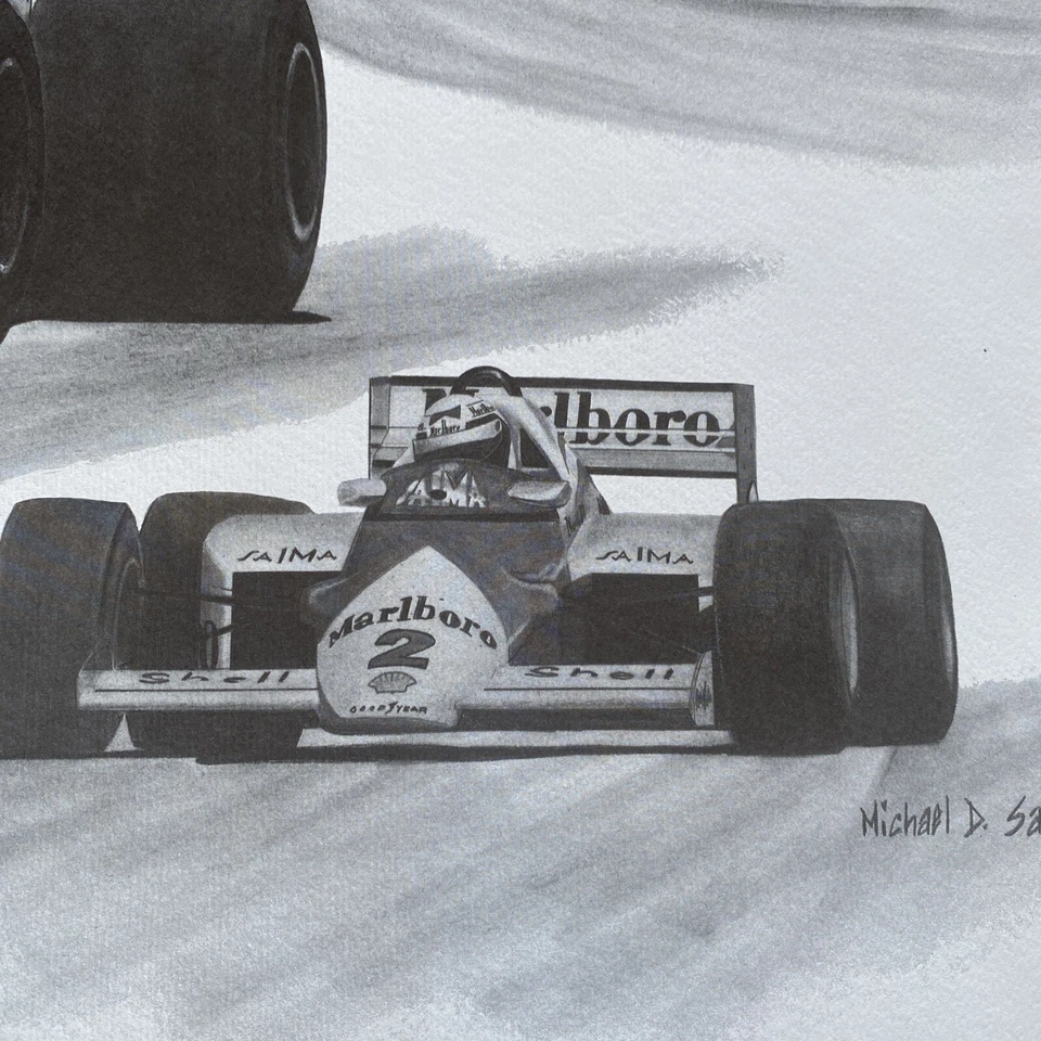 Pôster de carro Fórmula 1 F1 World Champions corrida grande prêmio impressão Schumacher - Imagem 3 de 4