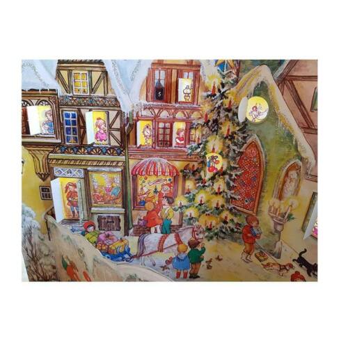 + Nostalgischer Aufstell - ADVENTSKALENDER "Stadtmauer" 555 - Bild 3 von 4