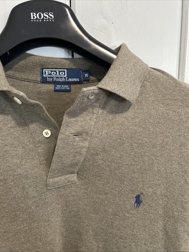 Polo Ralph Lauren Herren Pullover Shirt 1/4 Knopf Langarm Größe M - Bild 2 von 5