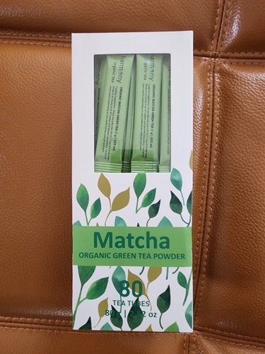 Harmony Pure MATCHA Bio Grünteepulver 80 Teetuben pro Box - Bild 1 von 3