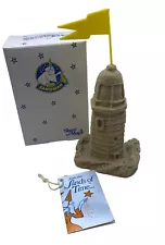 Mr. Sandman Vintage Sand Lighthouse Sculpture Figurine Beach Canada 1984 4”
