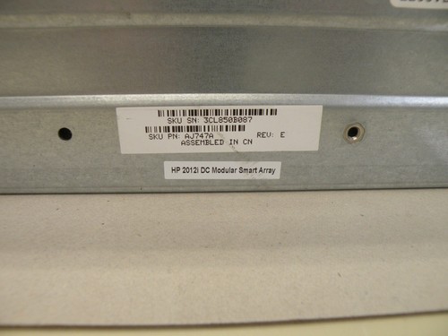 HP MODEL P2012i MSA2000 CHASSIS 2 x PSU 6) 750GB SATA SLEDS NO HDD OR CONTROLLER - Picture 2 of 9