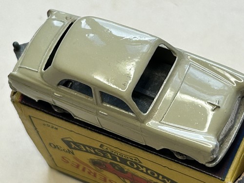 Matchbox Moko Lesney # 30a beige Ford Prefect VNMint 4GMW VG original box - Picture 5 of 7