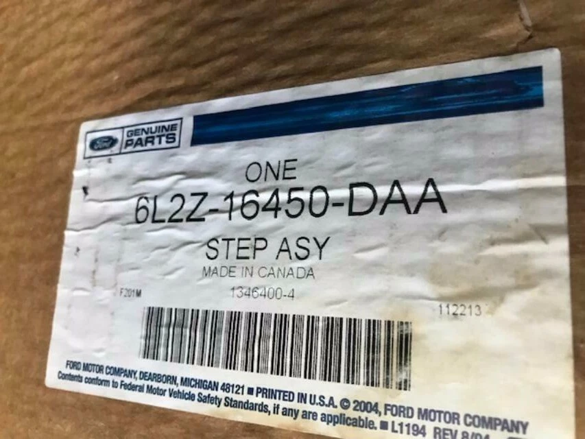 Nueva tabla de correr Mercury Mountaineer 2006-2010 OEM 6L2Z-16450-DAA Foto 3 de 3