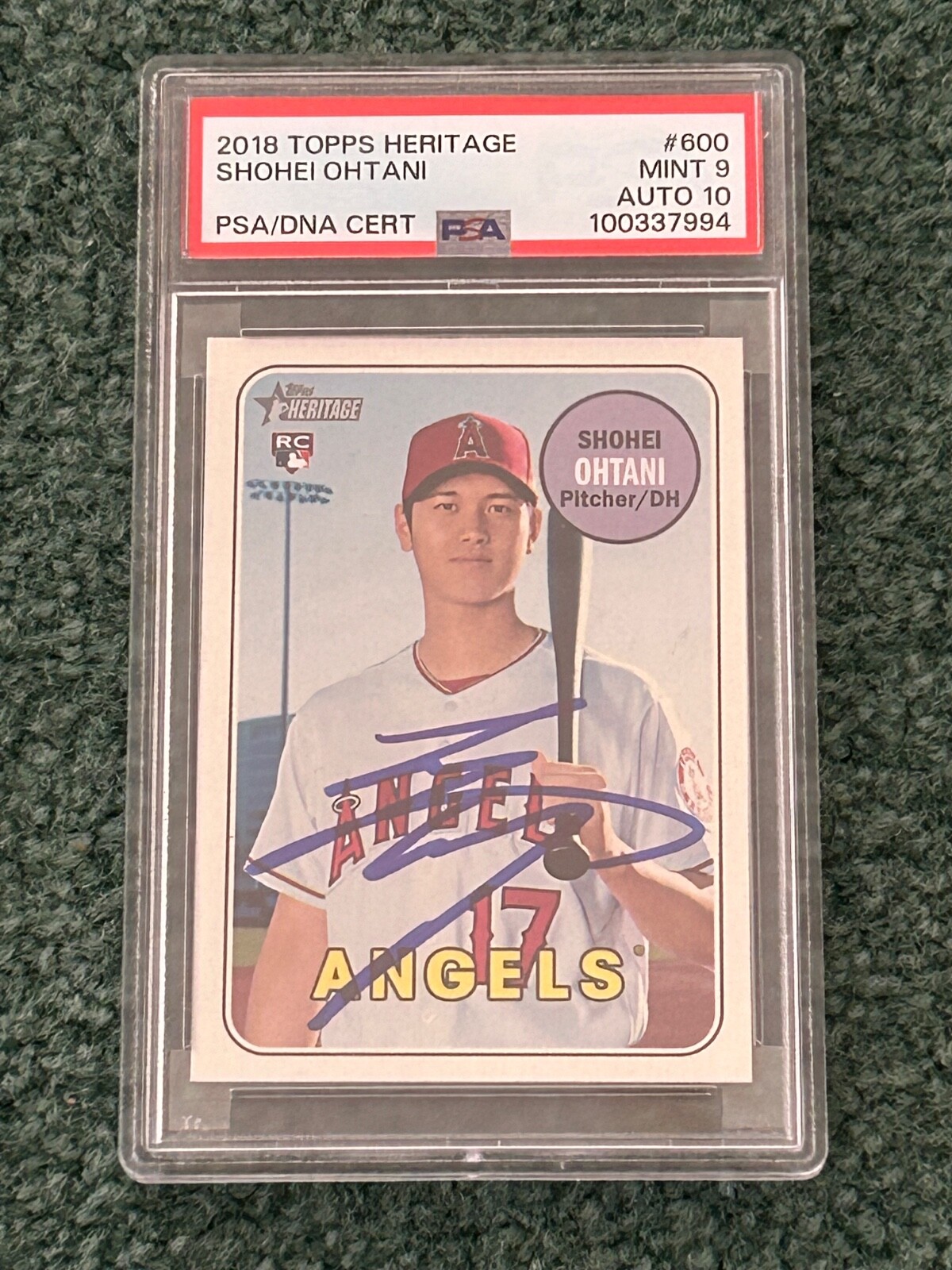 Shohei Ohtani Card PSA 10 Gem Mint Shohei Ohtani 2019 Topps