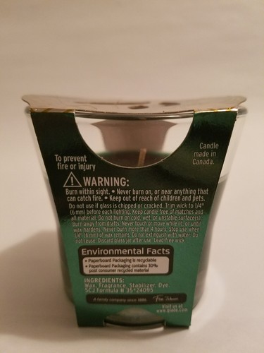 GLADE SPARKLING SPRUCE TIMELESS JOY OIL CANDLES 3.4 OZ - Picture 4 of 6