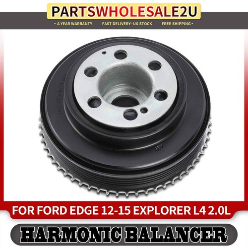 1x Engine Harmonic Balancer for Ford Edge 2012-2015 Explorer 2012-2013 L4 2.0L - Picture 1 of 8
