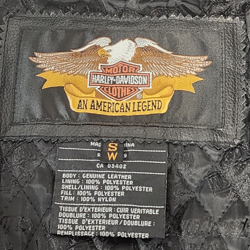 Harley Davidson Women's Small Leather Jacket NWOT - Picture 14 of 22