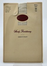 Vtg Axcess Sheerly Revolutionary Sheer to Waist Pantyhose Style 2000 Oyster Sz M