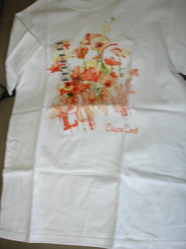 RESORT WEAR CAPE COD TEE SHIRT WITH FLOWERS - Picture 1 of 6