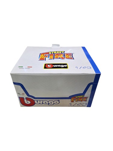 Bburago STREET FIRE 18-30001 DIE CAST METAL 1/43, BOX MIT 24 VERSCHIEDENEN MASCHINEN - Bild 2 von 5