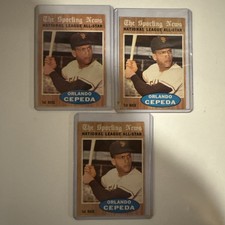 1962 Topps #390 Orlando Cepeda San Francisco Giants