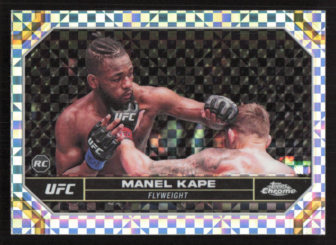 2024 Topps Chrome UFC Manel Kape X-Fractor #119 Card