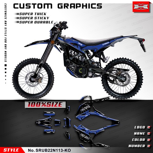 Custom MX Graphics Stickers Complete for Sur-Ron Ultra Bee R Surron Rebuilding - Picture 9 of 13