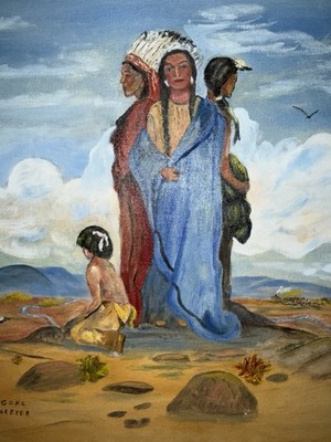  Gone Forever - Original Oil Painting, Signed and dated 1980
