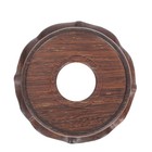 3pcs Wooden Flowerpot Display Base Decorative Round Hollow Vase Base Home Decor