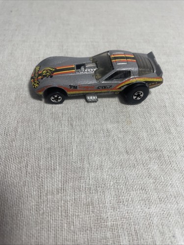 Vintage Hot Wheels Tom McEwen Mongoose Corvette Sweet Car Gray 1977 Top Lifts Up - Picture 2 of 17