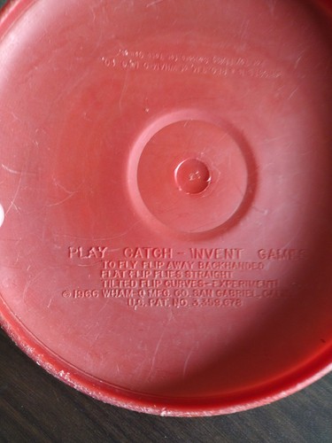 WHAM-O Frisbee Vintage 1966 12 Formen Original Frisbee 9" 1966 - Bild 4 von 8