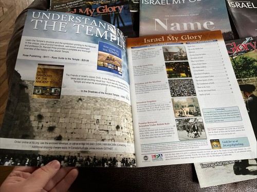 Israel My Glory Magazin Lot 7, Jahre 2011-2017 (Christliche Prophezeiung Israel) - Bild 5 von 17