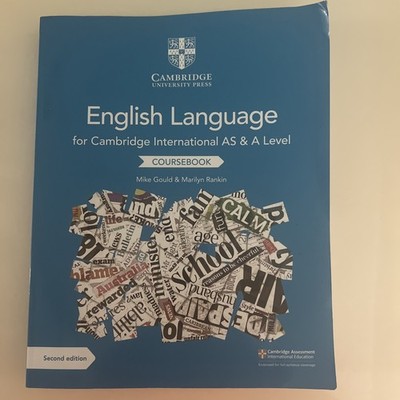 Cambridge International AS and A Level English Language Coursebook by Mike Gould