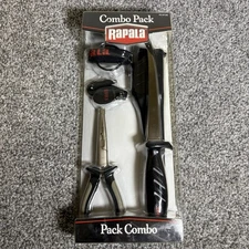 New Rapala Combo Pack (Pliers, Falcon Fillet Knife, Clipper, Sheath) RTC-6P136C