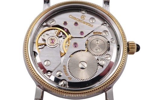 Chronoswiss Orea Lady Stahl / Gold Handaufzug Damenuhr Ref. CH7162 B&P 1997 - Bild 13 von 15