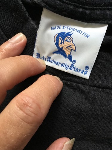 Vintage Duke Basketball T Shirt  L Adult - Picture 3 of 4
