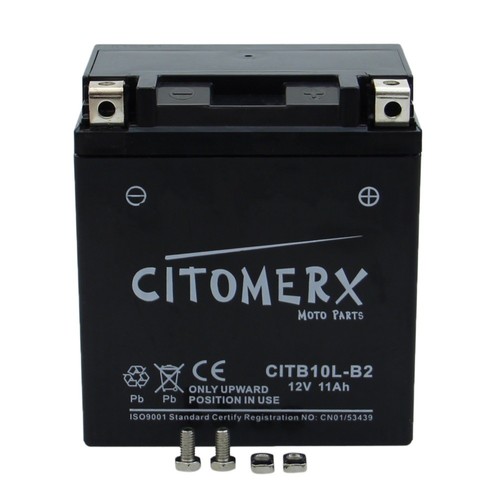 BATTERIE Gel-Batterie GM10Z-3B-2 12V 11AH für Suzuki GS 500 E,EU GM51B Bj 89-00 - Bild 1 von 4