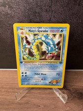 2000 Pokemon Misty's Gyarados, 1st Edition 13/132 Gym Challenge Holo Near Mint