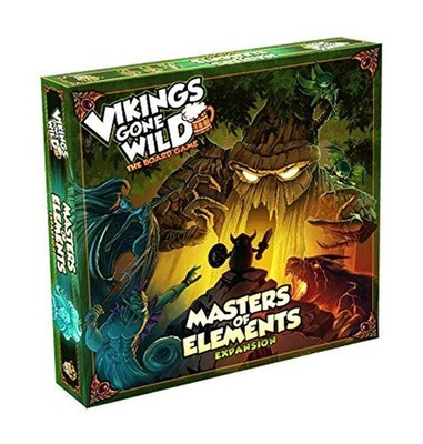 Lucky Duck Games LKY 009 Vikings Gone Wild: Masters of Elements Board Game, Mult