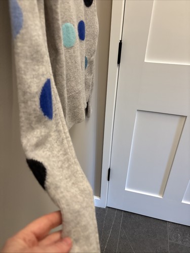Cynthia Rowley Pullover 100% 2-fädig Kaschmir gepunktet taupe Größe S - Bild 10 von 12