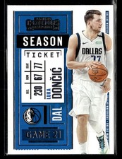 2020-21 Panini Contenders #85 Luka Doncic Card Dallas Mavericks