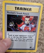 Rocket's Sneak Attack 16/82 Team Rocket Holo HP