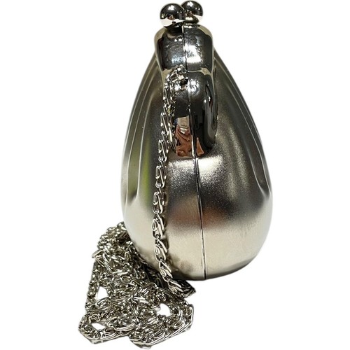 Vintage Rachel & Co. Silver Metal Sea Shell Purse Shoulder Bag - Picture 3 of 8