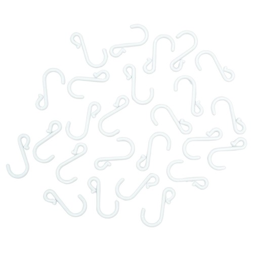 S Hooks White Plastic Hanger for Organisation Utensil Retail Product DIY Display - Picture 4 of 10