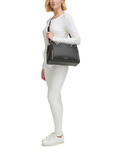 Borsa Calvin Klein Granato Triplo Scomparto Top Cerniera - Foto 13 di 13