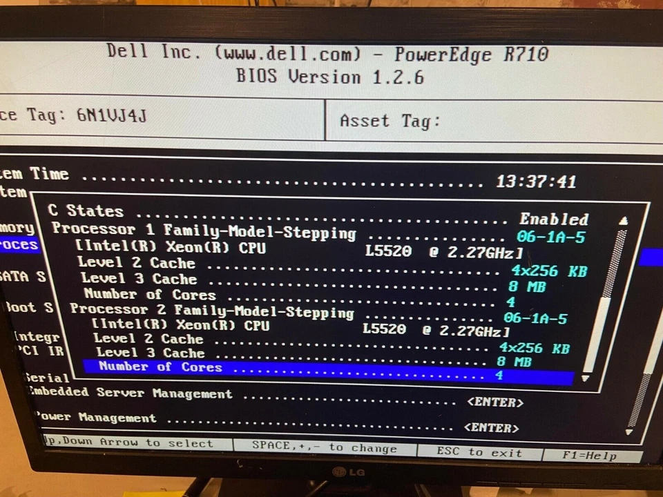 Dell Poweredge R710 x2 CPU Intel Xeon L5520 2,27GHz 96GB RAM 1,16TB SAS - Image 3 of 4
