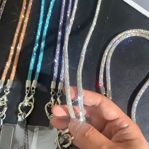 Bling Bling Phone Anti-lost Rope Bright Hanging Cord Phone Accessories - Photo 4 sur 18