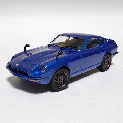 Fujimi 124 Scale Fairlady Z 240z Model Finished Custom BBS Wheels Glossy Body
